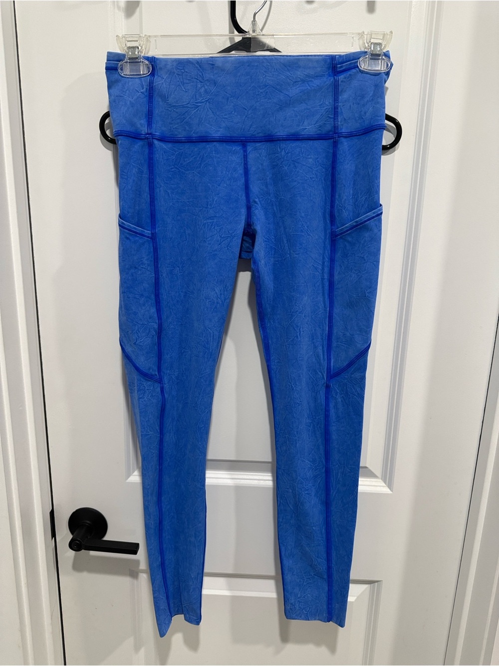 Lululemon Fast and Free High Rise Tight 25" *Ice Dye in Ice Wash Cerulean Blue